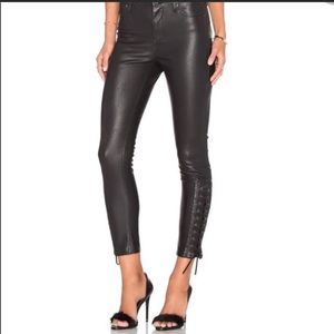 Vegan leather skinny